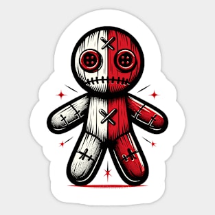 Voodoo doll Sticker